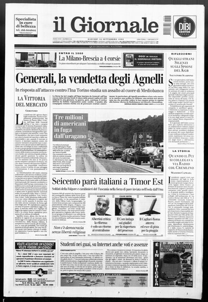 Il giornale : quotidiano del mattino